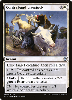 Contraband Livestock [Commander Legends: Battle for Baldur's Gate]-1
