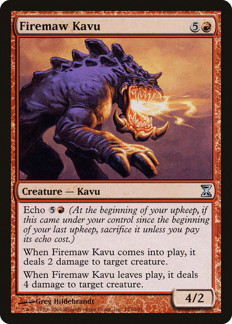 Firemaw Kavu [Time Spiral]-1