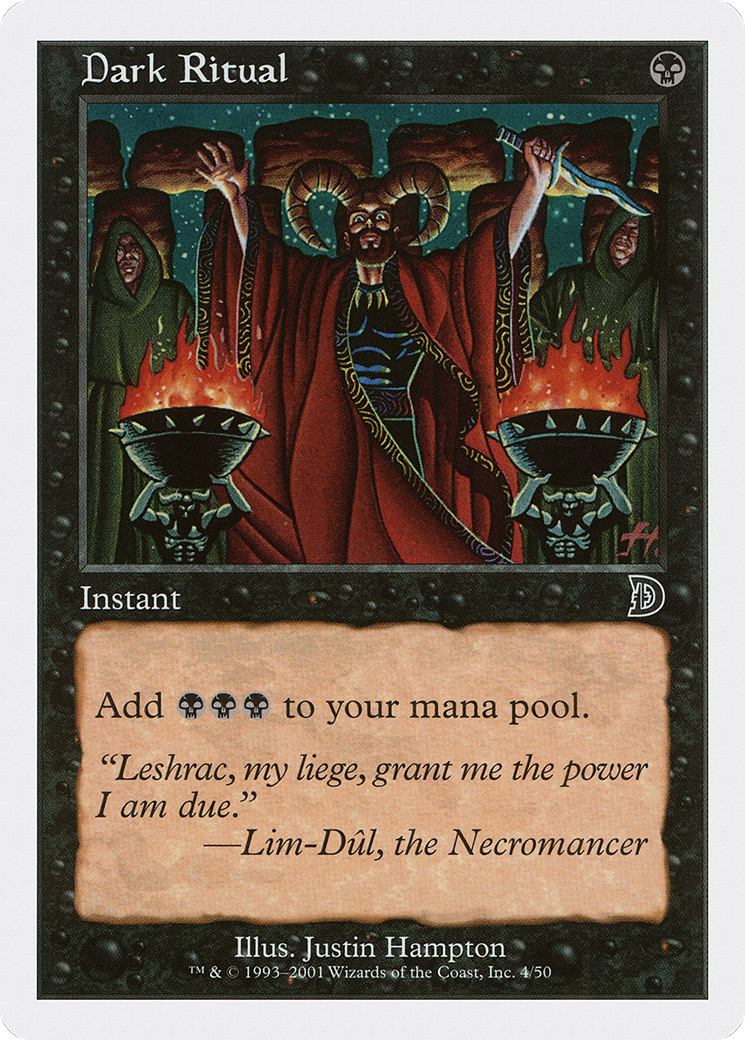 Dark Ritual [Deckmasters]-1