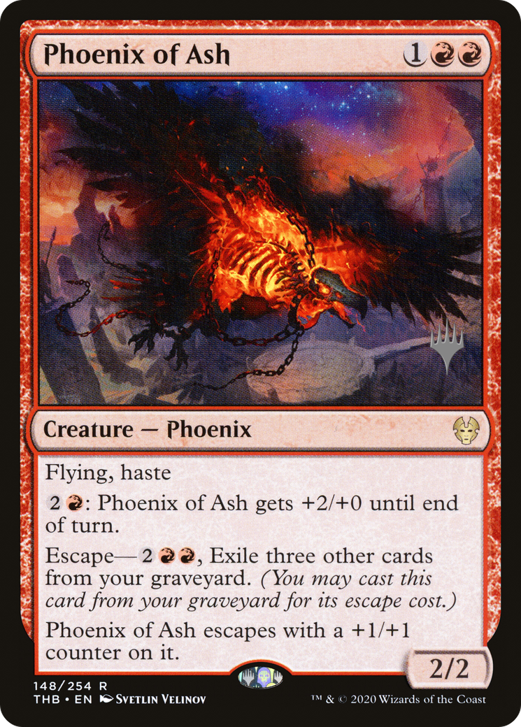 Phoenix of Ash (Promo Pack) [Theros Beyond Death Promos]-1