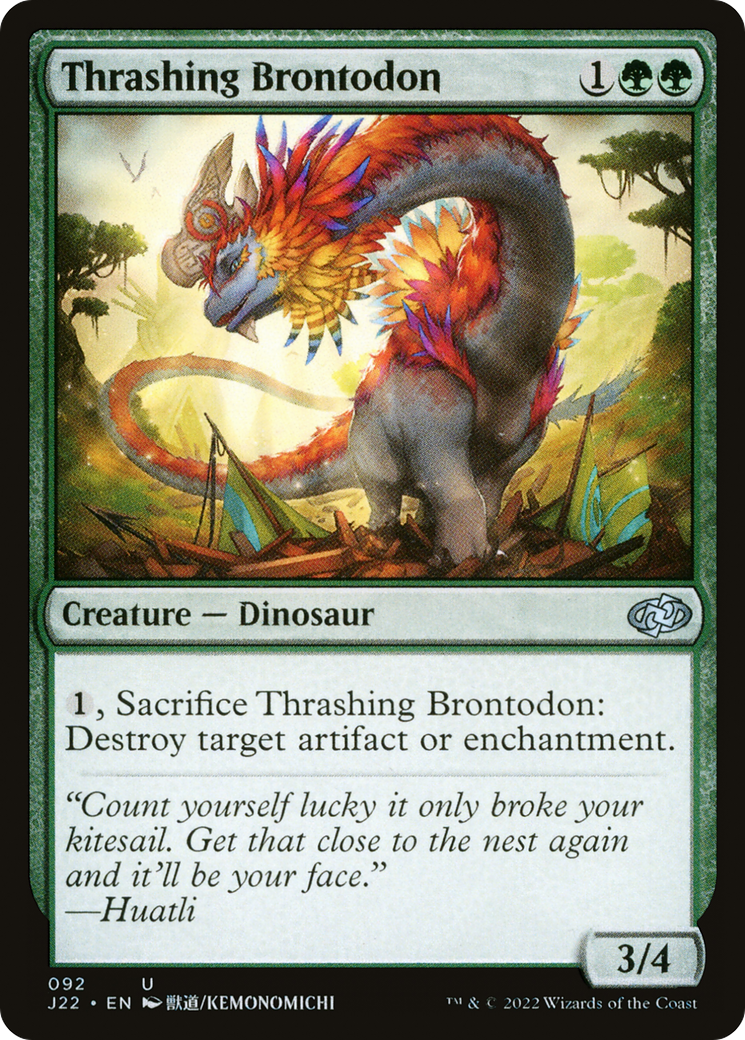Thrashing Brontodon (J22-092) - Jumpstart 2022-1