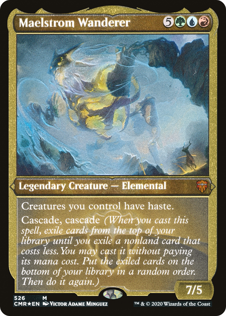 Maelstrom Wanderer (Etched) [Commander Legends]-1
