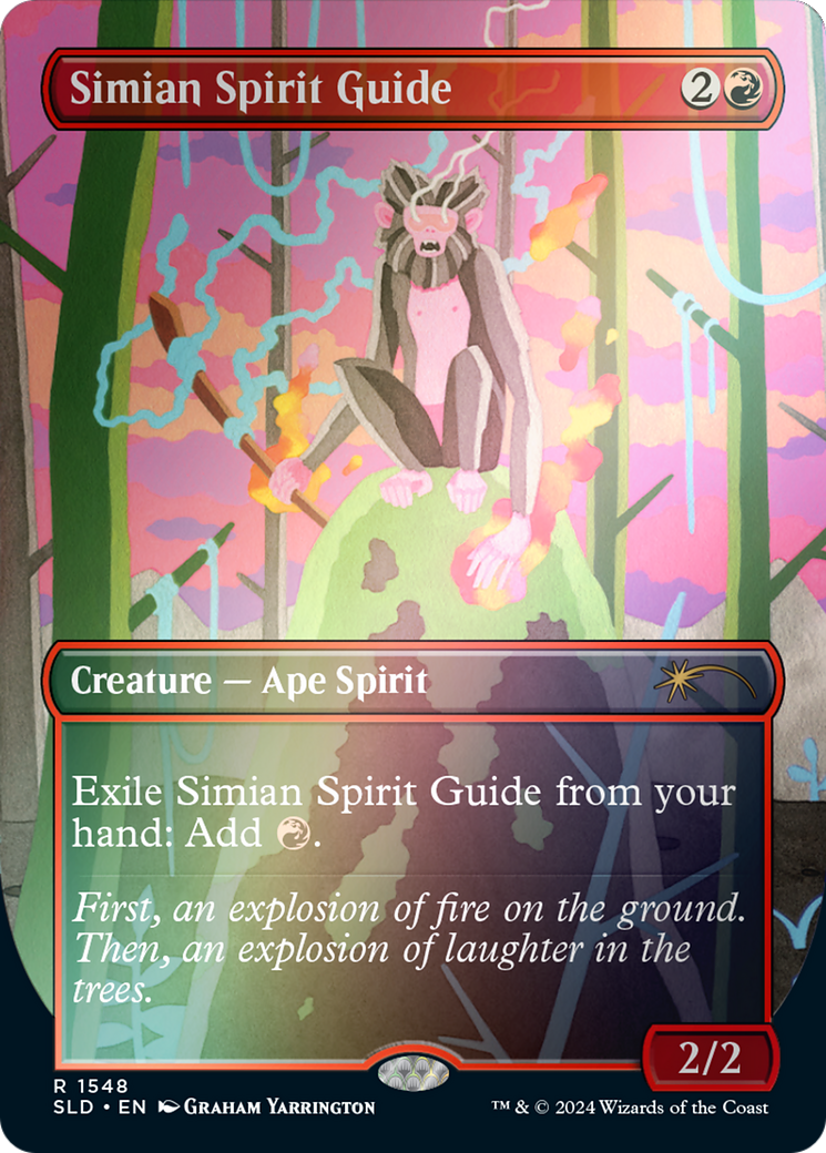 Simian Spirit Guide (Rainbow Foil) [Secret Lair Drop Series]-1