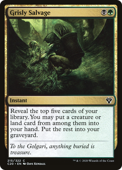Grisly Salvage [Commander 2020]-1