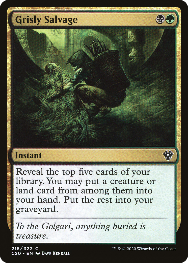 Grisly Salvage [Commander 2020]-1