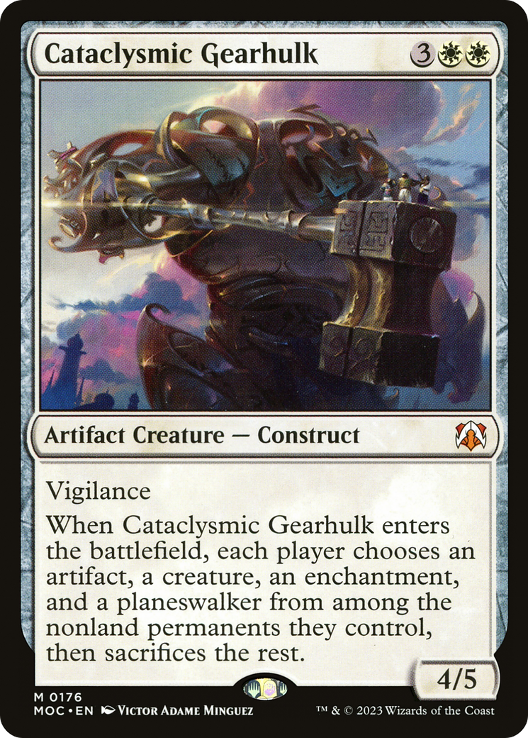 Cataclysmic Gearhulk [March of the Machine Commander]-1