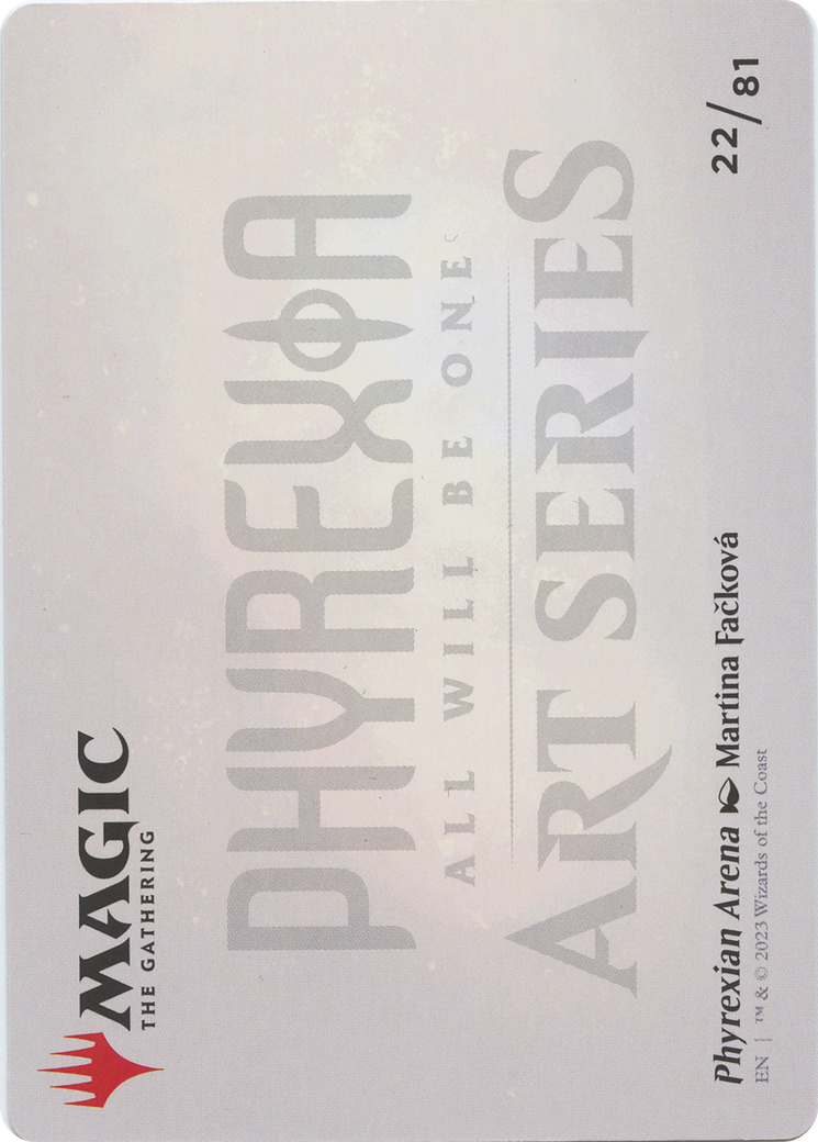 Phyrexian Arena // Phyrexian Arena (AONE-022) - Phyrexia: All Will Be One Art Series (Borderless)-2