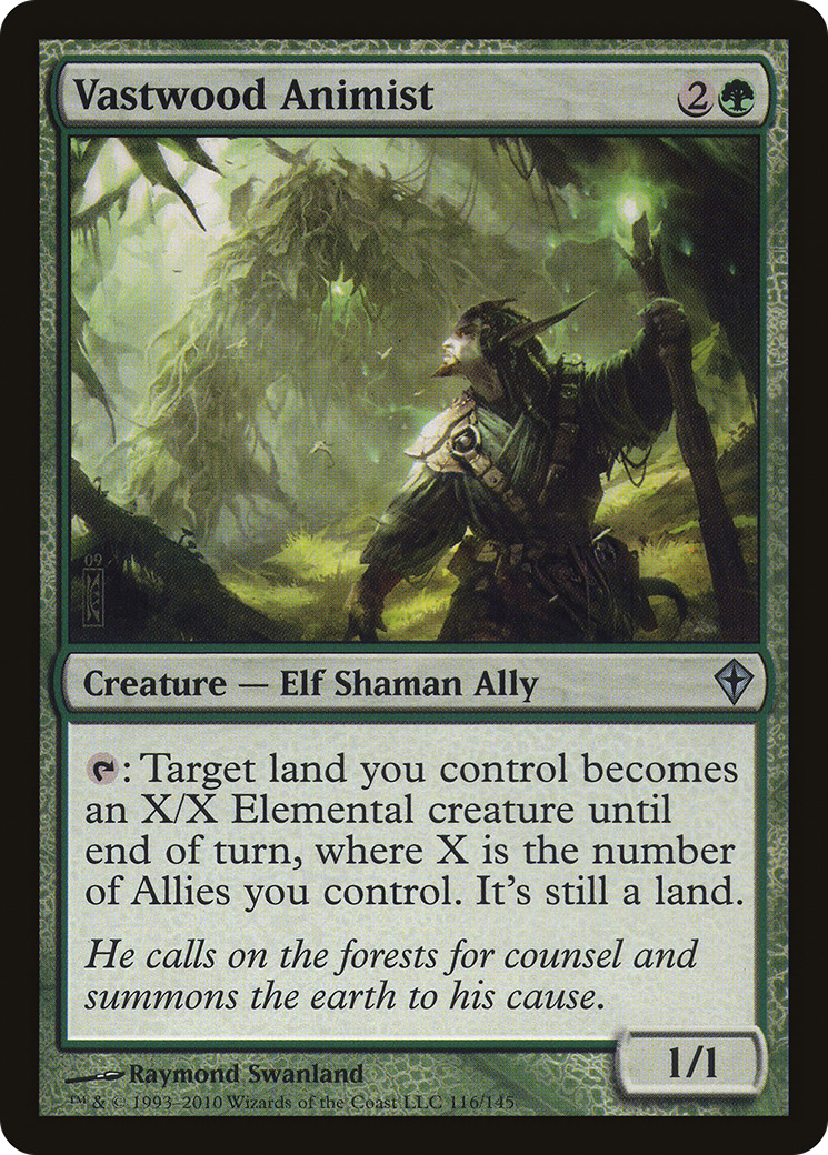 Vastwood Animist (WWK-116) - Worldwake-1