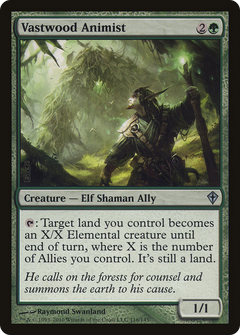Vastwood Animist (WWK-116) - Worldwake Foil-1