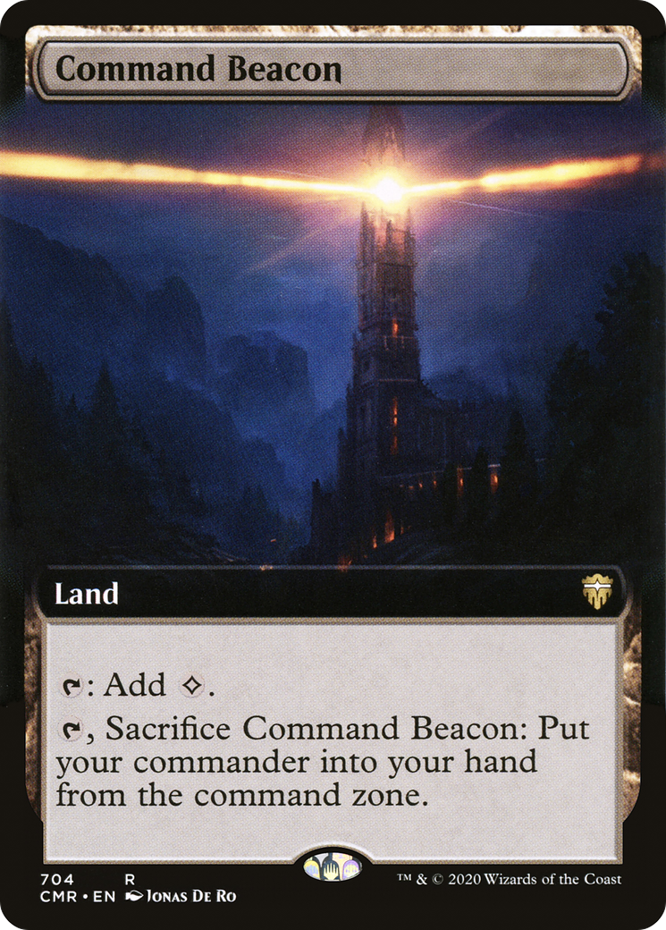 Command Beacon (Extended Art) [Commander Legends]-1