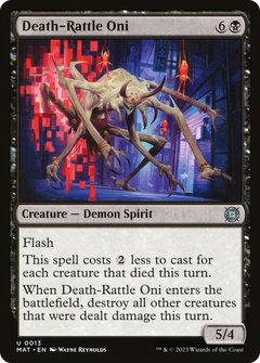 Death-Rattle Oni [March of the Machine: The Aftermath]-1