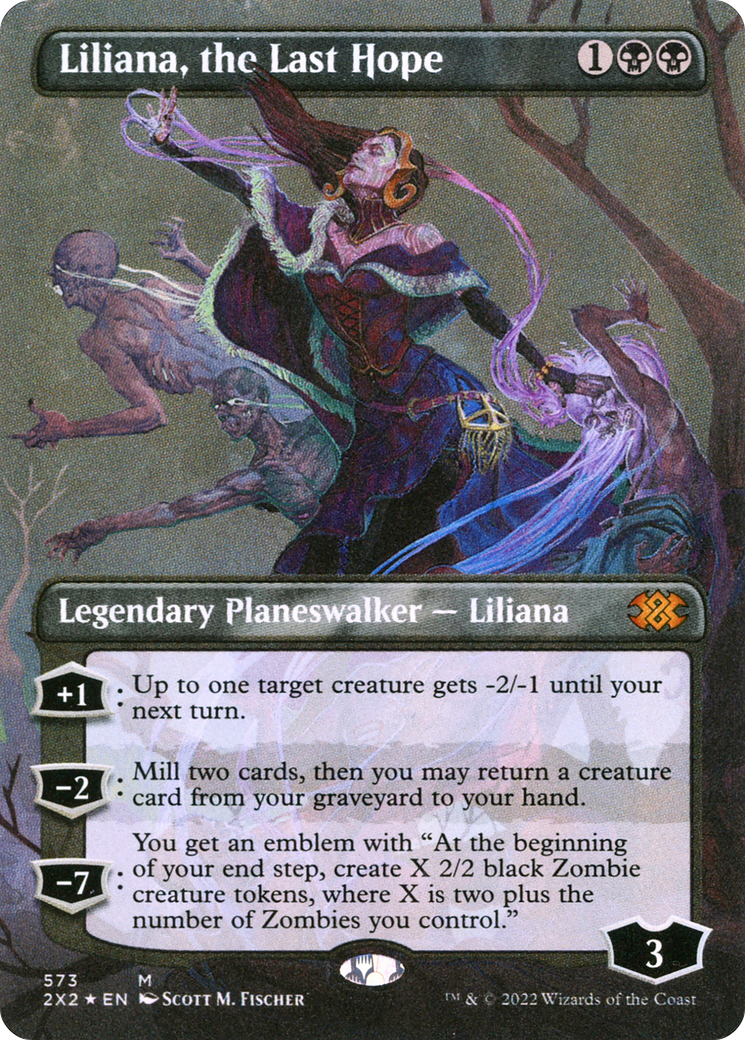 Liliana, the Last Hope (Textured Foil) [Double Masters 2022]-1