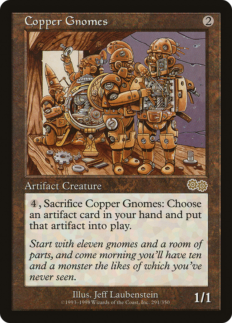Copper Gnomes [Urza's Saga]-1