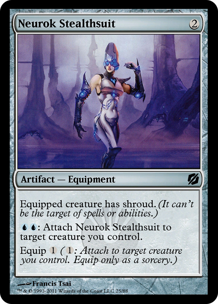 Neurok Stealthsuit (TD2-025) - Duel Decks: Mirrodin Pure vs. New Phyrexia-1