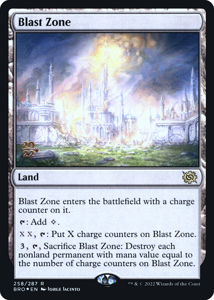 Blast Zone (258) [The Brothers' War Prerelease Promos]-1
