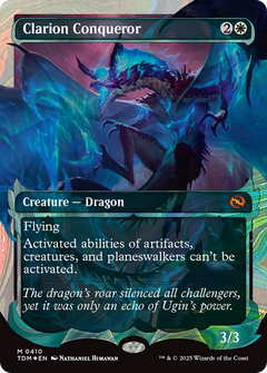 Clarion Conqueror (Showcase) (Halo Foil) [Tarkir: Dragonstorm]-1