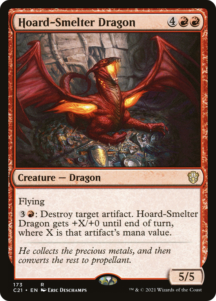 Hoard-Smelter Dragon [Commander 2021]-1
