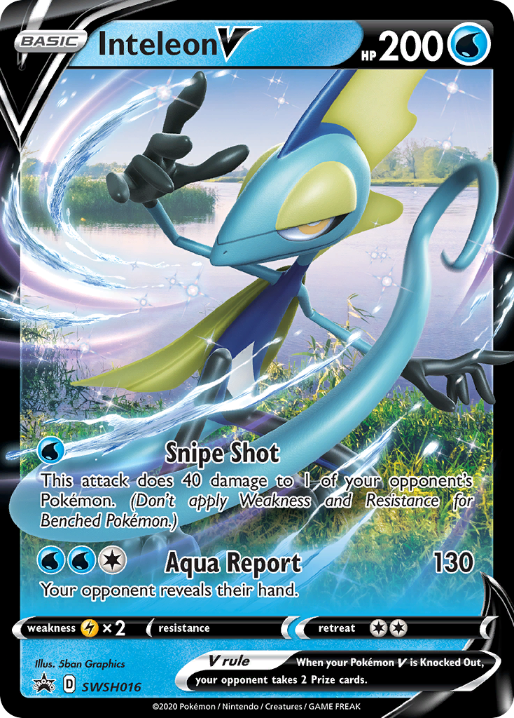 Inteleon V (SWSH016) (Jumbo Card) [Sword & Shield: Black Star Promos]-1