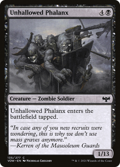 Unhallowed Phalanx (VOW-135) - Innistrad: Crimson Vow-1