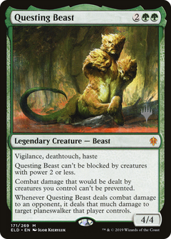 Questing Beast (Promo Pack) [Throne of Eldraine Promos]-1