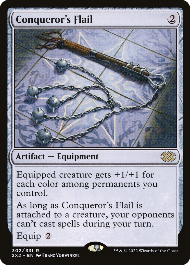 Conqueror's Flail [Double Masters 2022]-1