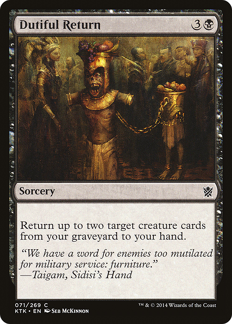 Dutiful Return [Khans of Tarkir]-1