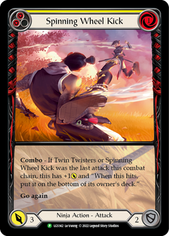 Spinning Wheel Kick (Yellow) [LGS142] (Promo)  Rainbow Foil-1