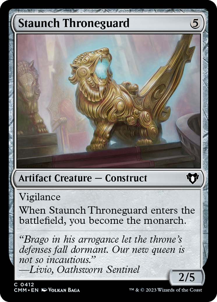 Staunch Throneguard [Commander Masters]-1