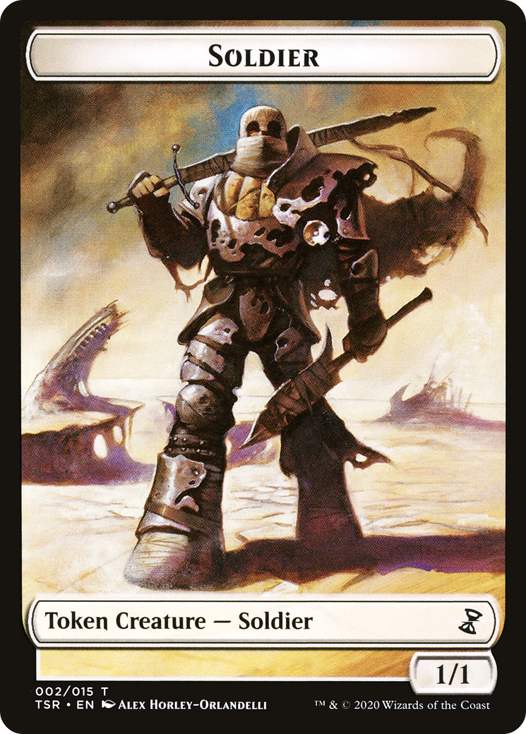Soldier (TTSR-002) - Time Spiral Remastered Tokens-1