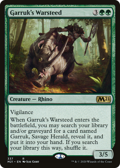 Garruk's Warsteed [Core Set 2021]-1