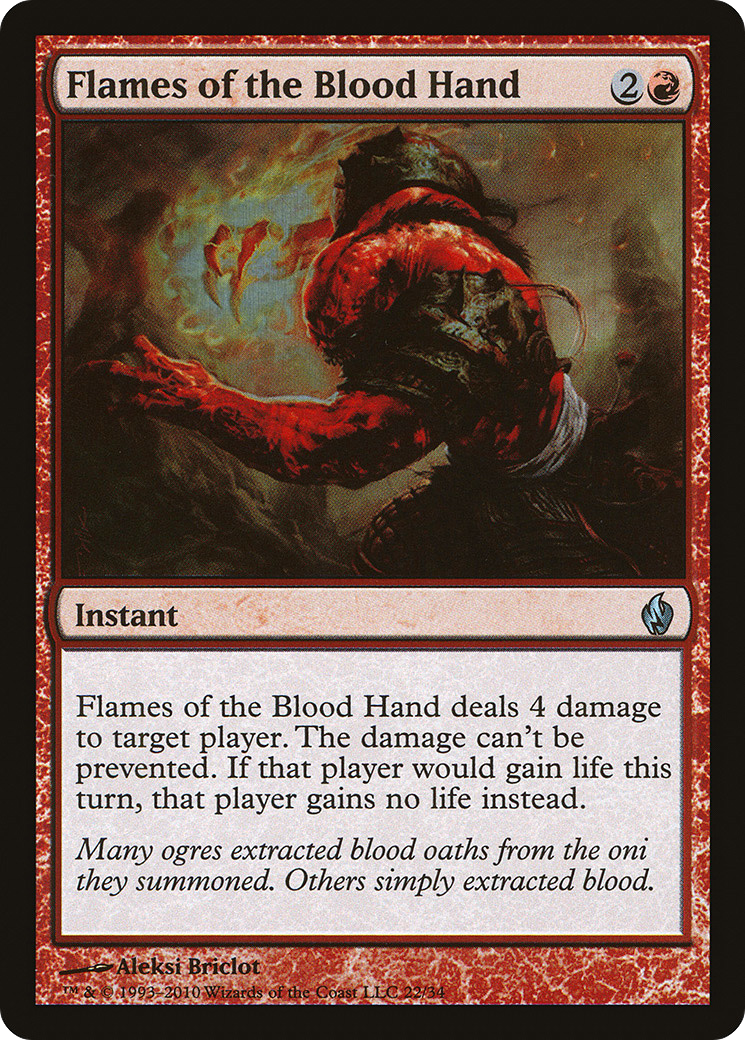 Flames of the Blood Hand [Premium Deck Series: Fire and Lightning]-1