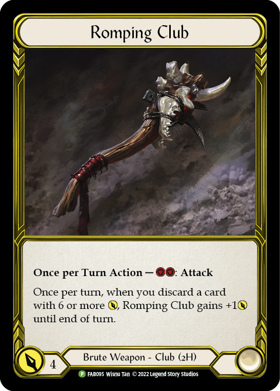 Romping Club (Golden) [FAB095] (Promo)  Cold Foil-1