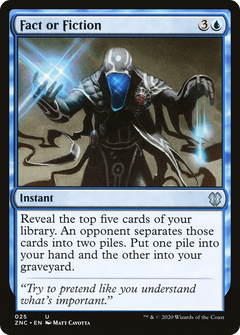 Fact or Fiction [Zendikar Rising Commander]-1