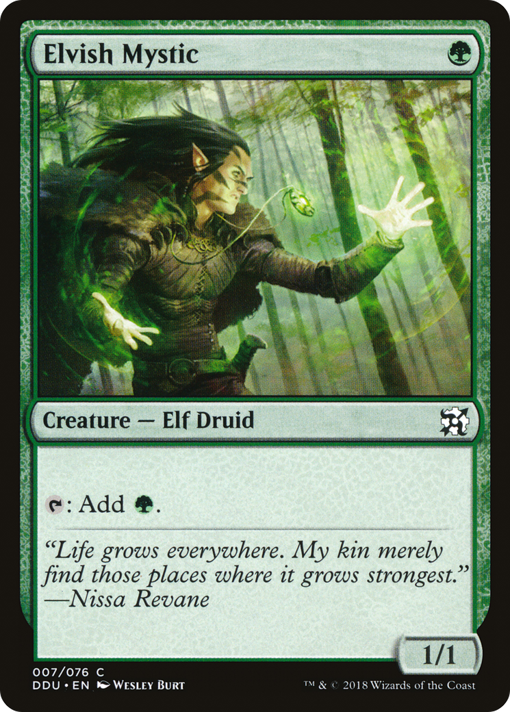 Elvish Mystic [Duel Decks: Elves vs. Inventors]-1