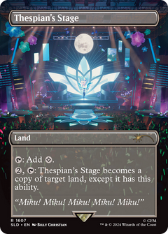 Thespian's Stage (SLD-1607) - Secret Lair Drop (Borderless) Foil-1