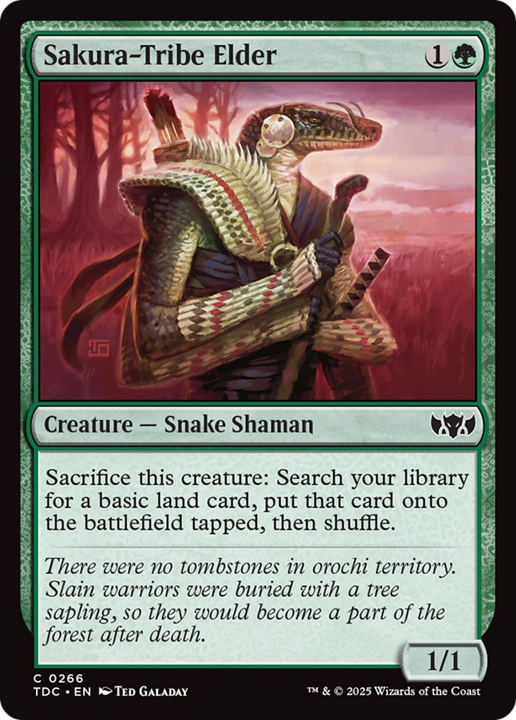 Sakura-Tribe Elder [Tarkir: Dragonstorm Commander]-1