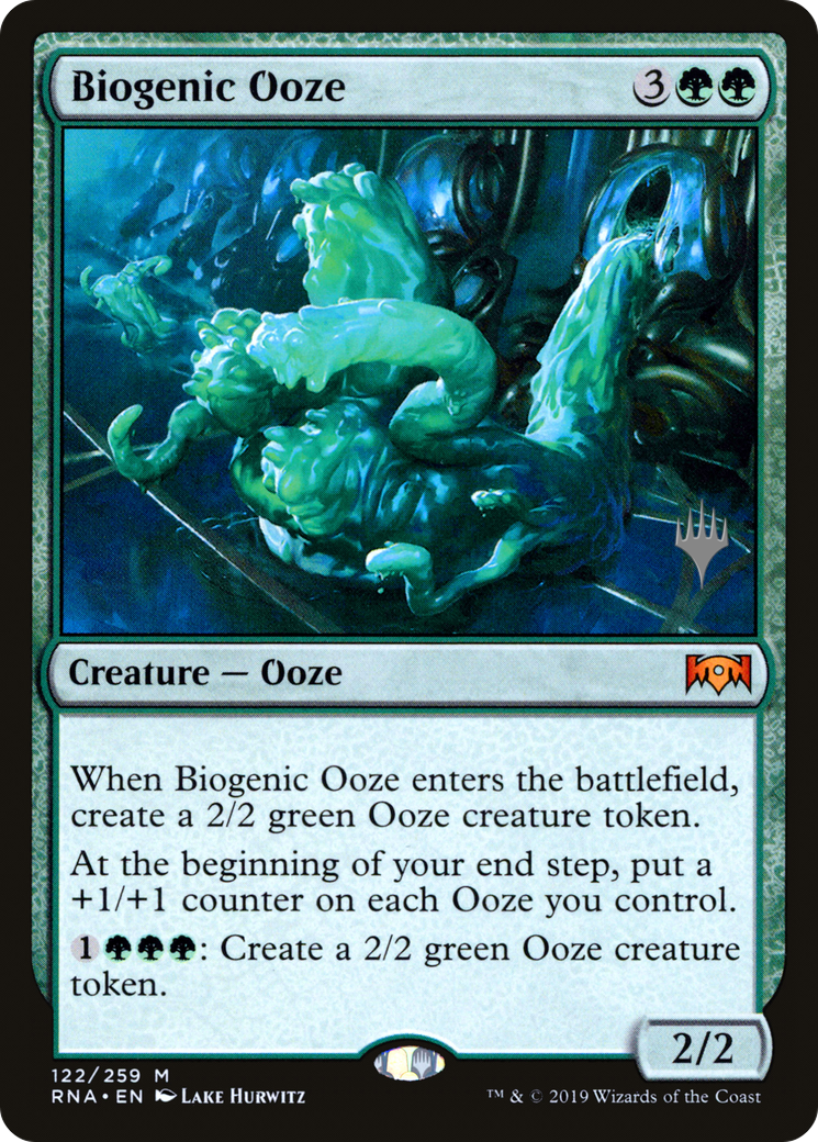 Biogenic Ooze (Promo Pack) [Ravnica Allegiance Promos]-1