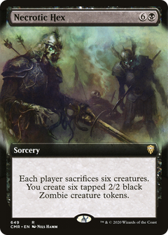Necrotic Hex (Extended Art) [Commander Legends]-1