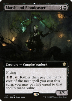 Marshland Bloodcaster (Extended Art) [Commander 2021]-1