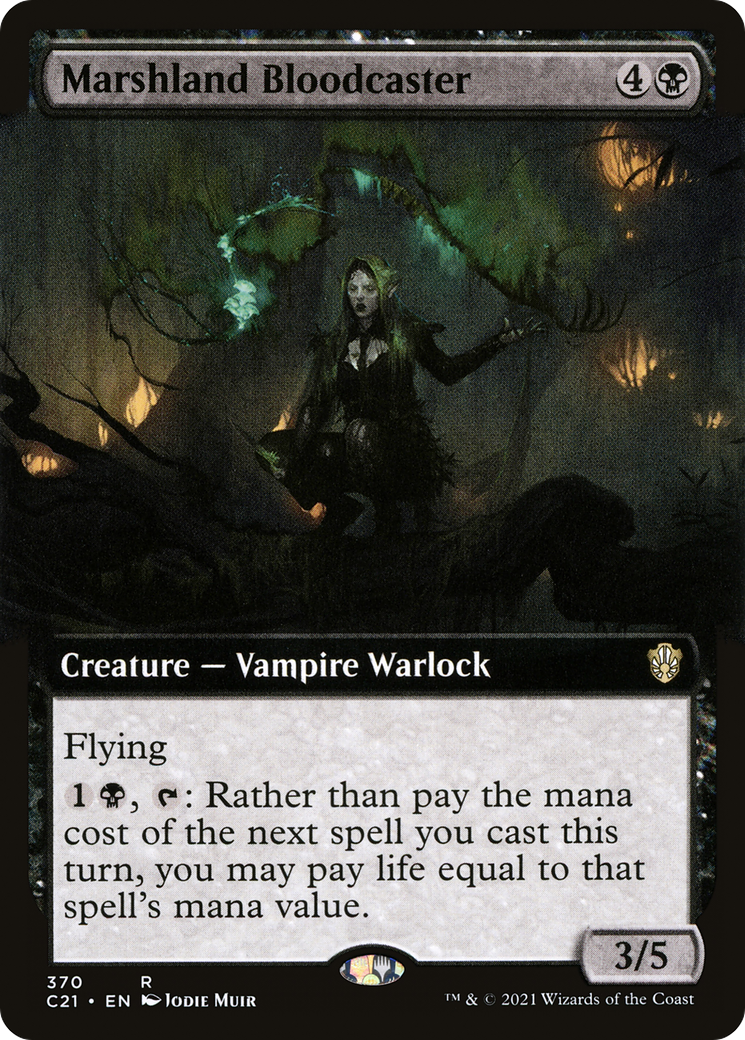 Marshland Bloodcaster (Extended Art) [Commander 2021]-1