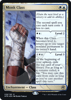Monk Class (Ampersand Promo) [Dungeons & Dragons: Adventures in the Forgotten Realms Promos]-1