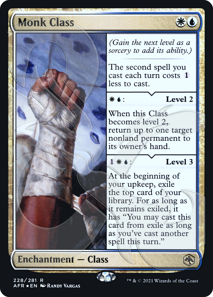 Monk Class (Ampersand Promo) [Dungeons & Dragons: Adventures in the Forgotten Realms Promos]-1