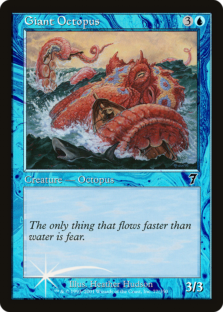 Giant Octopus (7ED-077) - 7th Edition-1