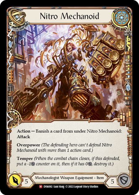 Construct Nitro Mechanoid // Nitro Mechanoid [DYN092] (Dynasty)  Cold Foil-2
