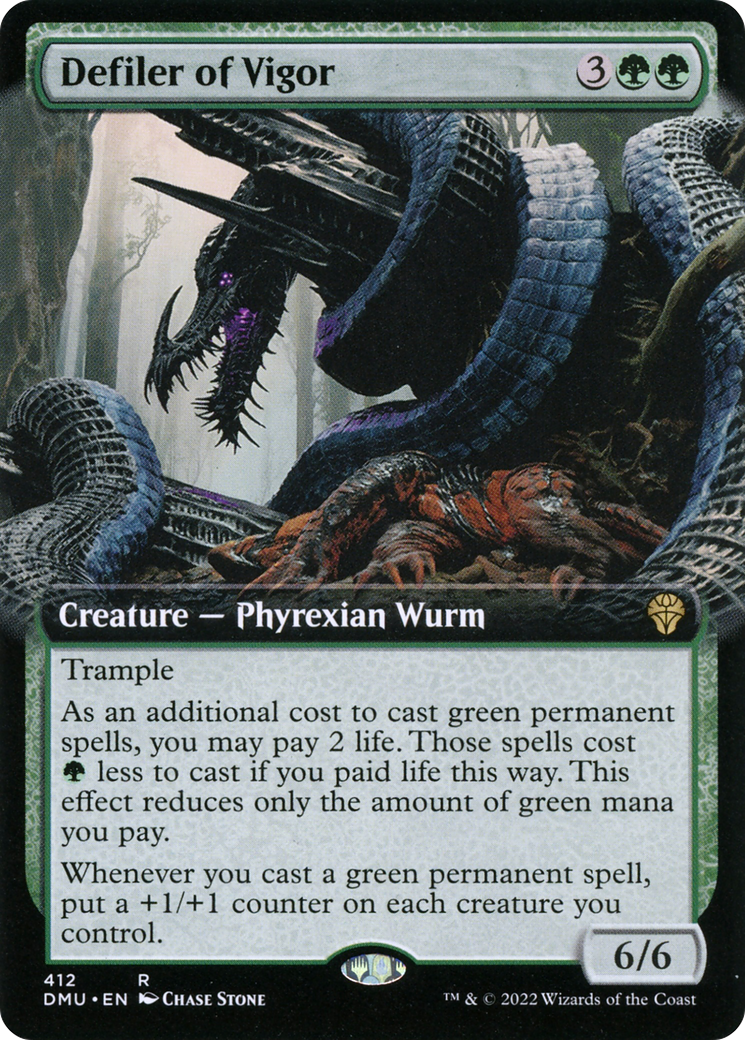 Defiler of Vigor (Extended Art) [Dominaria United]-1