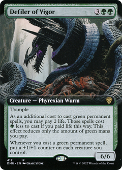 Defiler of Vigor (Extended Art) [Dominaria United]-1