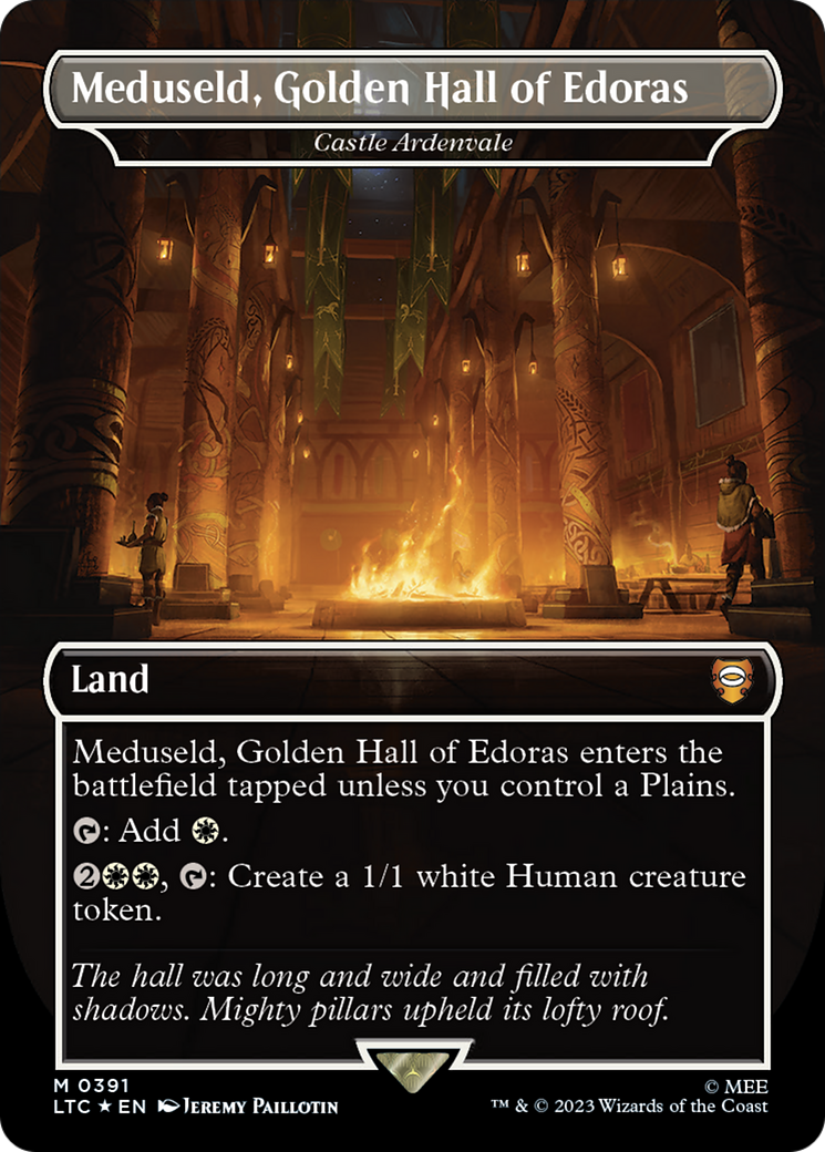 Meduseld, Golden Hall of Edoras - Castle Ardenvale (Surge Foil Realms and Relics) [The Lord of the Rings: Tales of Middle-Earth Commander]-1
