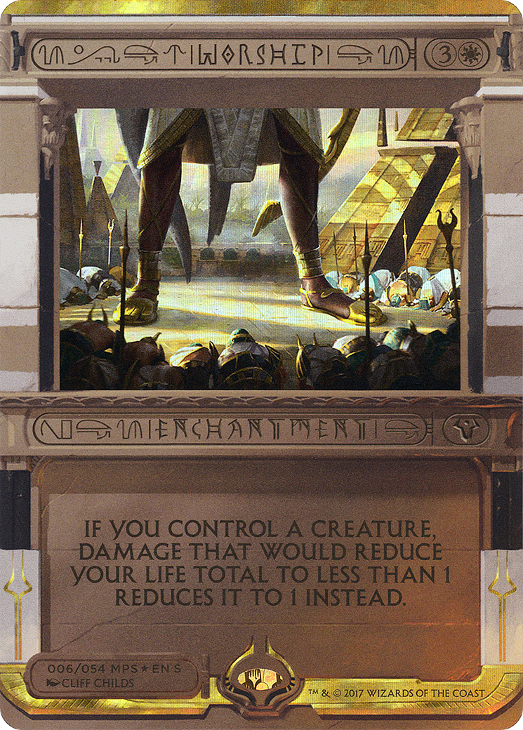 Worship (MPS2-006) - Amonkhet Invocations (Borderless) Foil-1
