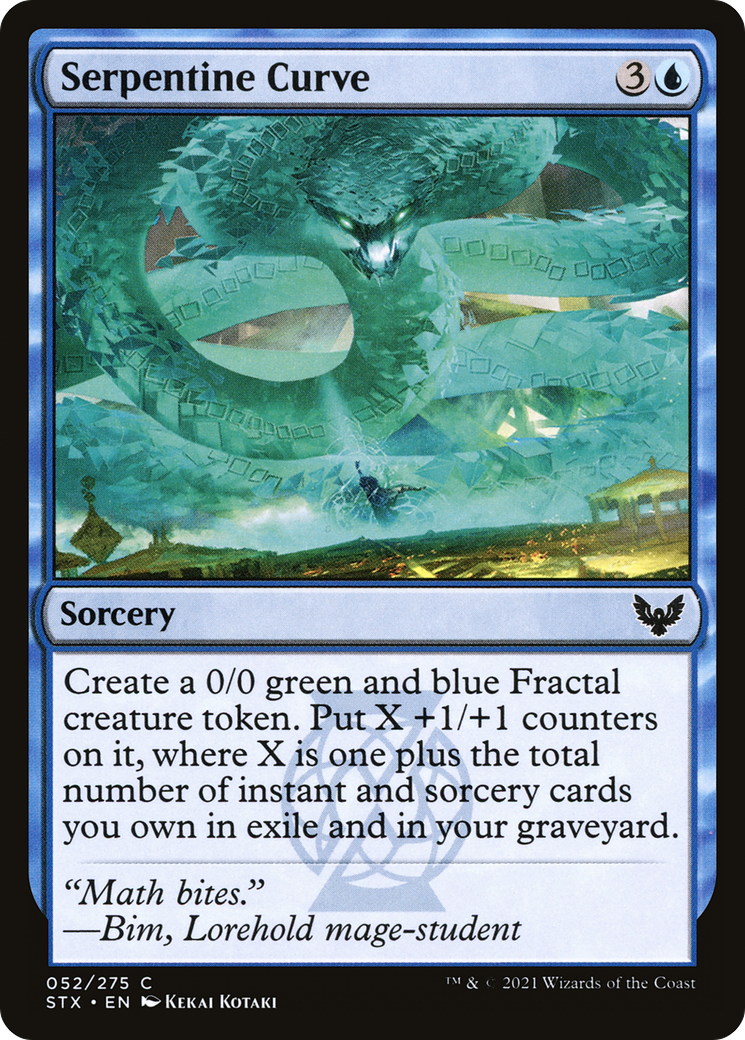 Serpentine Curve [Strixhaven: School of Mages]-1