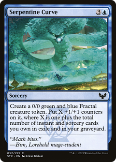 Serpentine Curve [Strixhaven: School of Mages]-1